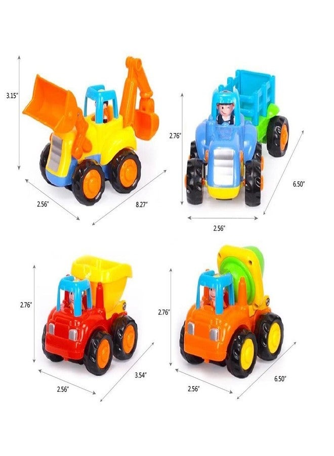 Quasar Unbreakable Engineering Auto Car Farm Tractor Truck Toys for Girls Boys Children Toddlers Friction Power Vehicles Made in Safe Non-Toxic Development for Kids - Image 2